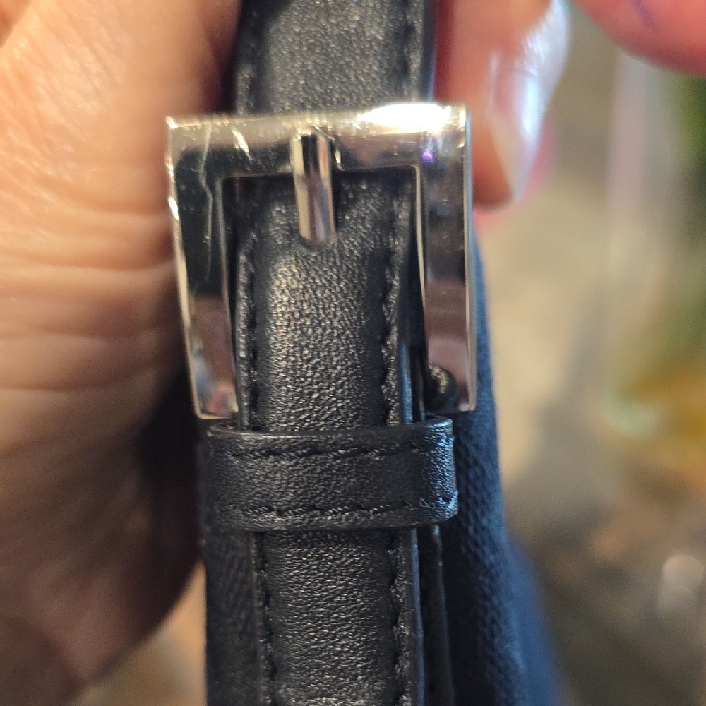 Talbots Classic Black Shoulder Bag - Picture 3 of 11